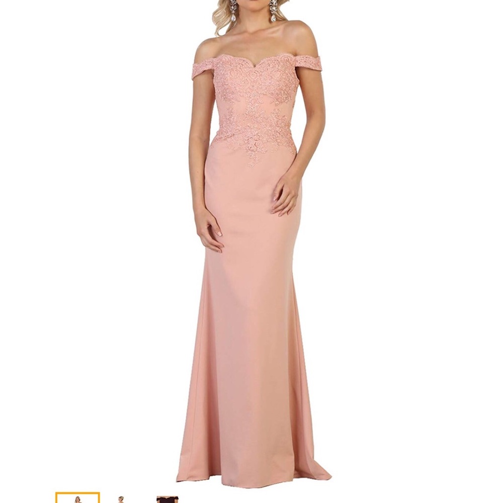 May Queen Couture 1529 Dress Dusty Rose